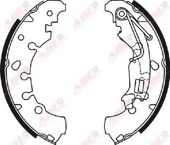 Комплект тормозных колодок ABE