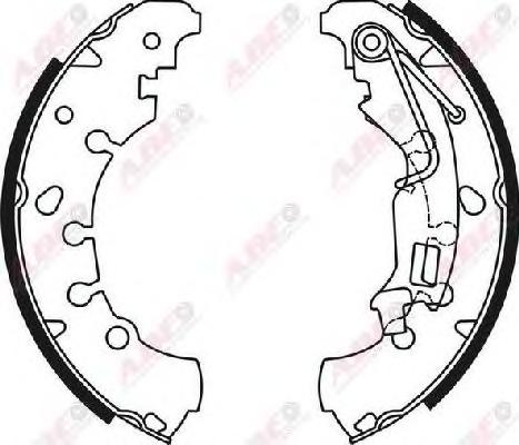 Комплект тормозных колодок ABE