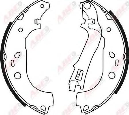 Комплект тормозных колодок ABE