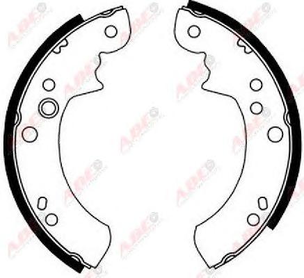 Комплект тормозных колодок ABE