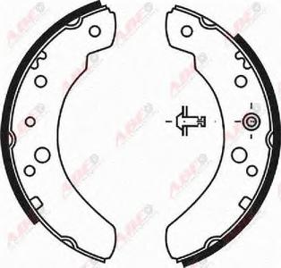Комплект тормозных колодок ABE C0G017ABE
