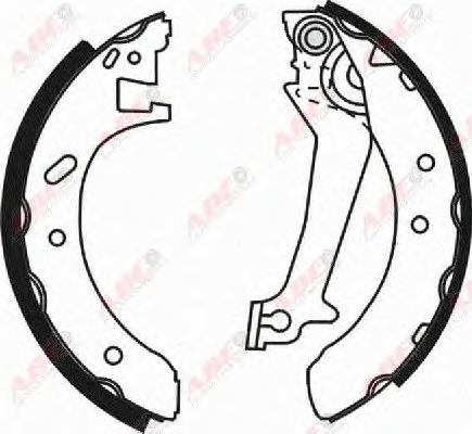 Комплект тормозных колодок ABE