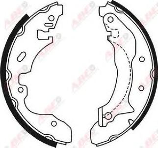 Комплект тормозных колодок ABE C0G042ABE