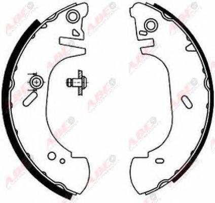 Комплект тормозных колодок ABE