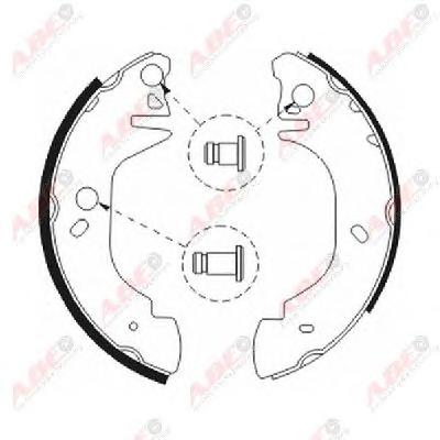 Комплект тормозных колодок ABE