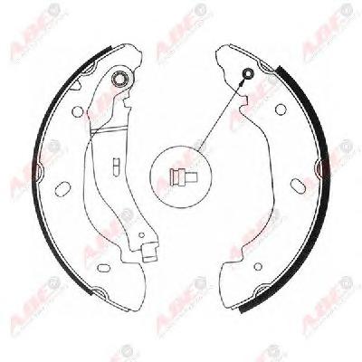 Комплект тормозных колодок ABE