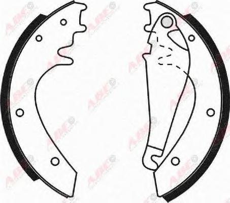 Комплект тормозных колодок ABE