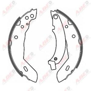 Комплект тормозных колодок ABE C0P002ABE