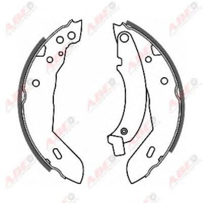 Комплект тормозных колодок ABE