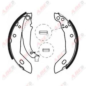 Комплект тормозных колодок ABE C0P003ABE