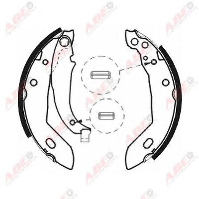 Комплект тормозных колодок ABE