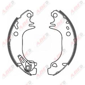 Комплект тормозных колодок ABE C0P005ABE