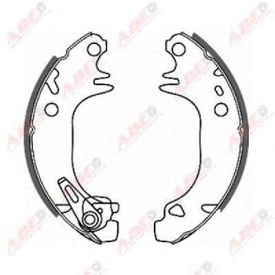 Комплект тормозных колодок ABE