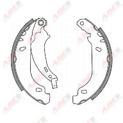 Комплект тормозных колодок ABE