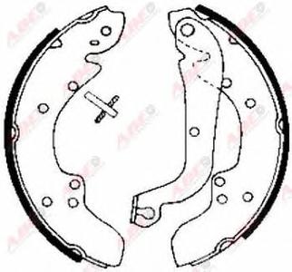 Комплект тормозных колодок ABE C0P020ABE