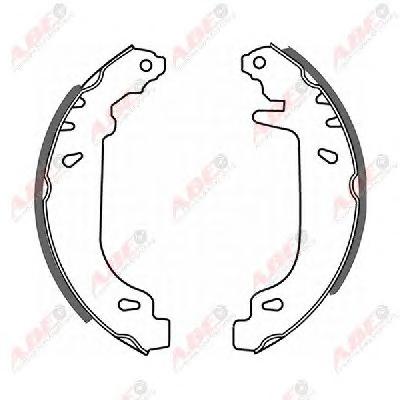 Комплект тормозных колодок ABE