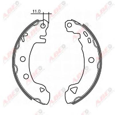 Комплект тормозных колодок ABE