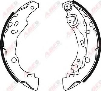 Комплект тормозных колодок ABE C0R023ABE