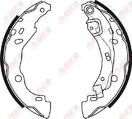 Комплект тормозных колодок ABE