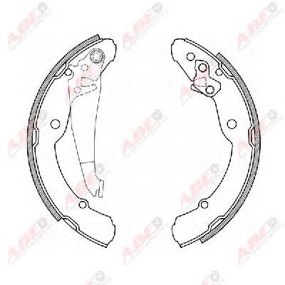 Комплект тормозных колодок ABE