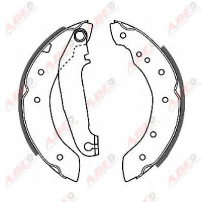 Комплект тормозных колодок ABE