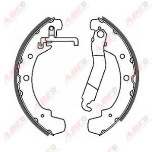 Комплект тормозных колодок ABE C0W005ABE