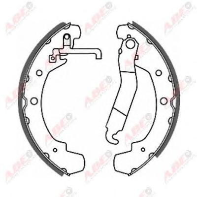 Комплект тормозных колодок ABE