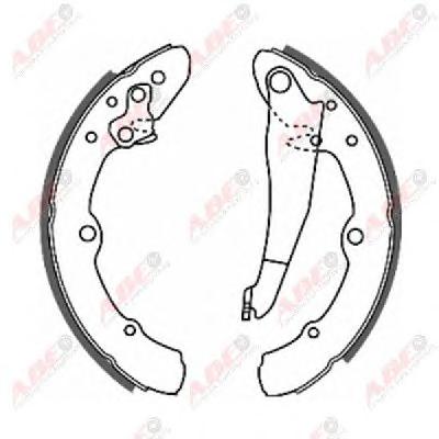 Комплект тормозных колодок ABE