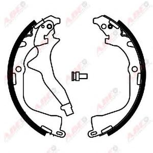 Комплект тормозных колодок ABE C0W023ABE