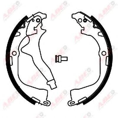 Комплект тормозных колодок ABE