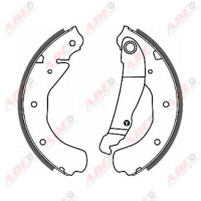 Комплект тормозных колодок ABE