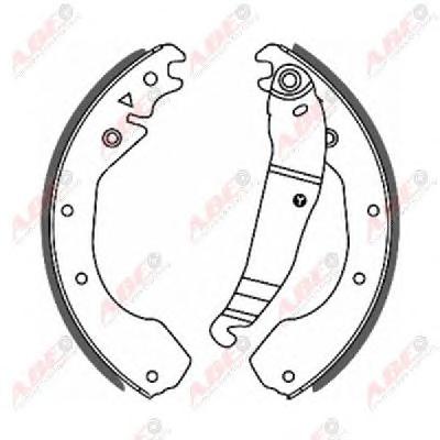 Комплект тормозных колодок ABE