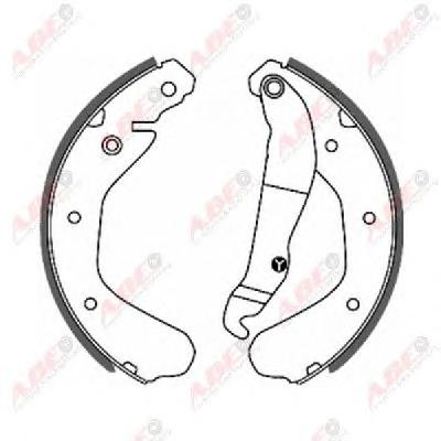 Комплект тормозных колодок ABE