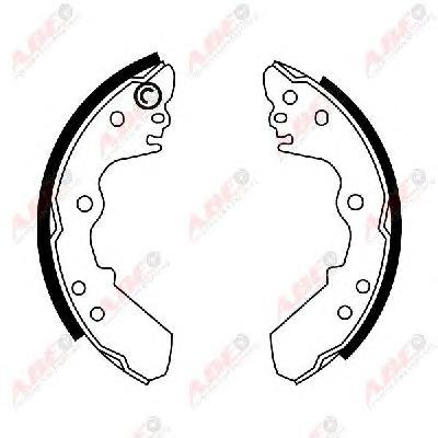 Комплект тормозных колодок ABE