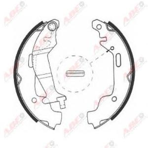 Комплект тормозных колодок ABE C0X014ABE
