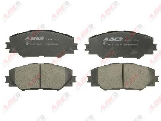 Комплект тормозных колодок, дисковый тормоз ABE