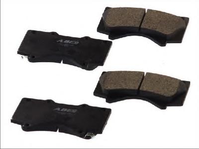 Комплект тормозных колодок, дисковый тормоз ABE C12129ABE