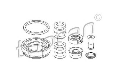 Ремкомплект, тормозной суппорт TOPRAN 107083