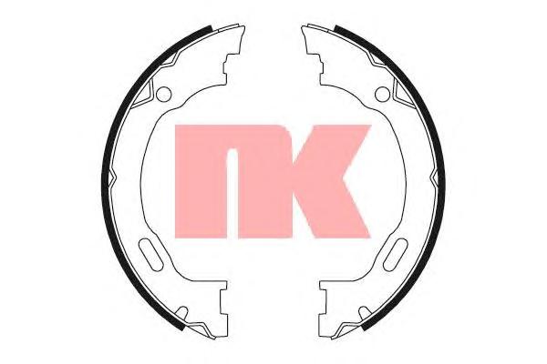 Комплект тормозных колодок, стояночная тормозная система NK