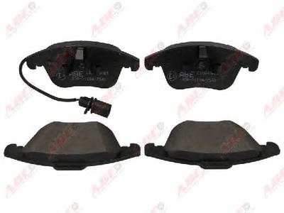 Комплект тормозных колодок, дисковый тормоз ABE C1A043ABE