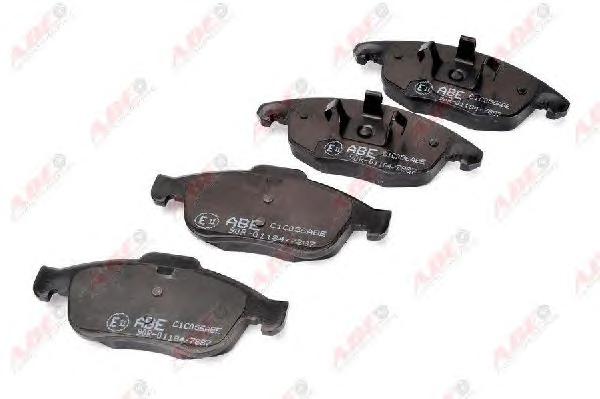 Комплект тормозных колодок, дисковый тормоз ABE