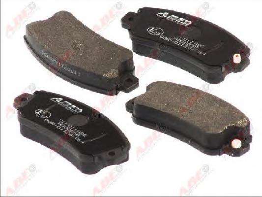 Комплект тормозных колодок, дисковый тормоз ABE