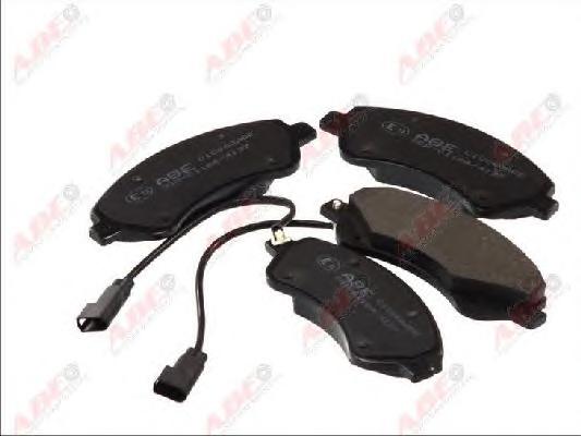 Комплект тормозных колодок, дисковый тормоз ABE