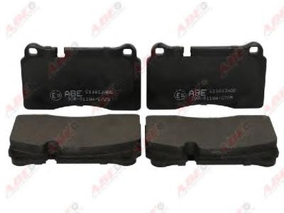 Комплект тормозных колодок, дисковый тормоз ABE C1I013ABE