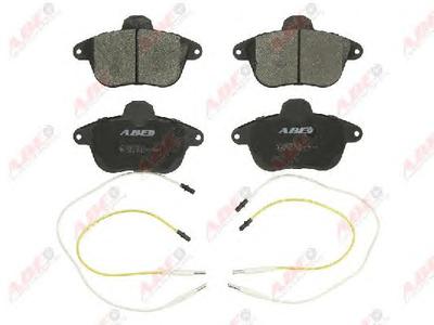 Комплект тормозных колодок, дисковый тормоз ABE C1P017ABE