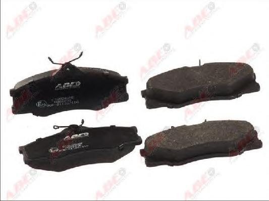 Комплект тормозных колодок, дисковый тормоз ABE