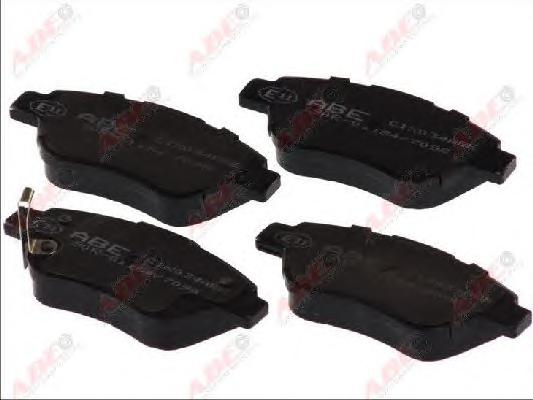 Комплект тормозных колодок, дисковый тормоз ABE