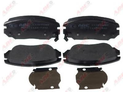 Комплект тормозных колодок, дисковый тормоз ABE C1X038ABE