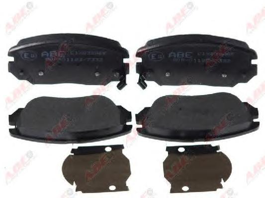 Комплект тормозных колодок, дисковый тормоз ABE