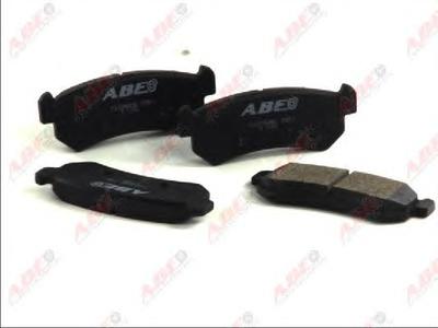 Комплект тормозных колодок, дисковый тормоз ABE C20006ABE
